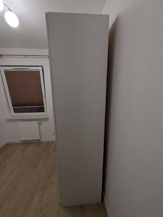 IKEA PAX z drzwiami GRIMO – biała szafa 100 × 60 × 236 cm