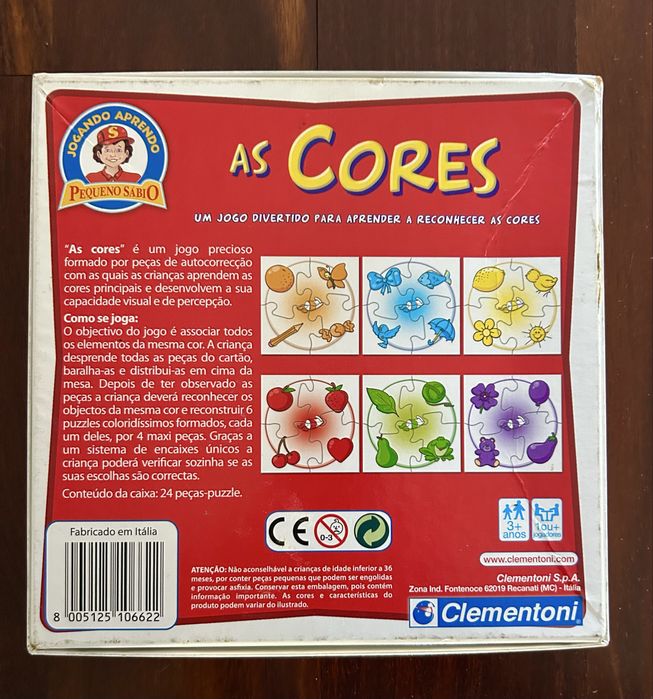 Jogo as cores - Clementoni