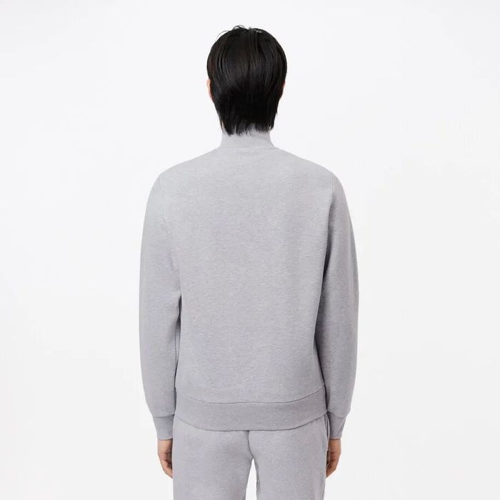 Мужская флисовая толстовка LACOSTE - Серая Идеал, 52-54