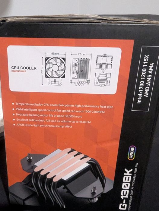 Кулер для процесора (Башня cpu,охолодження)