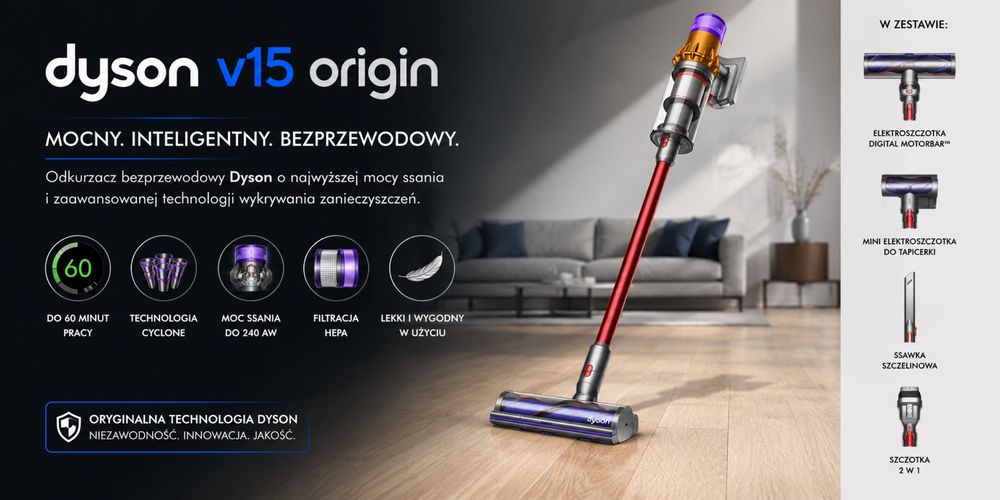 Dyson V 15 Origin Nowy .!