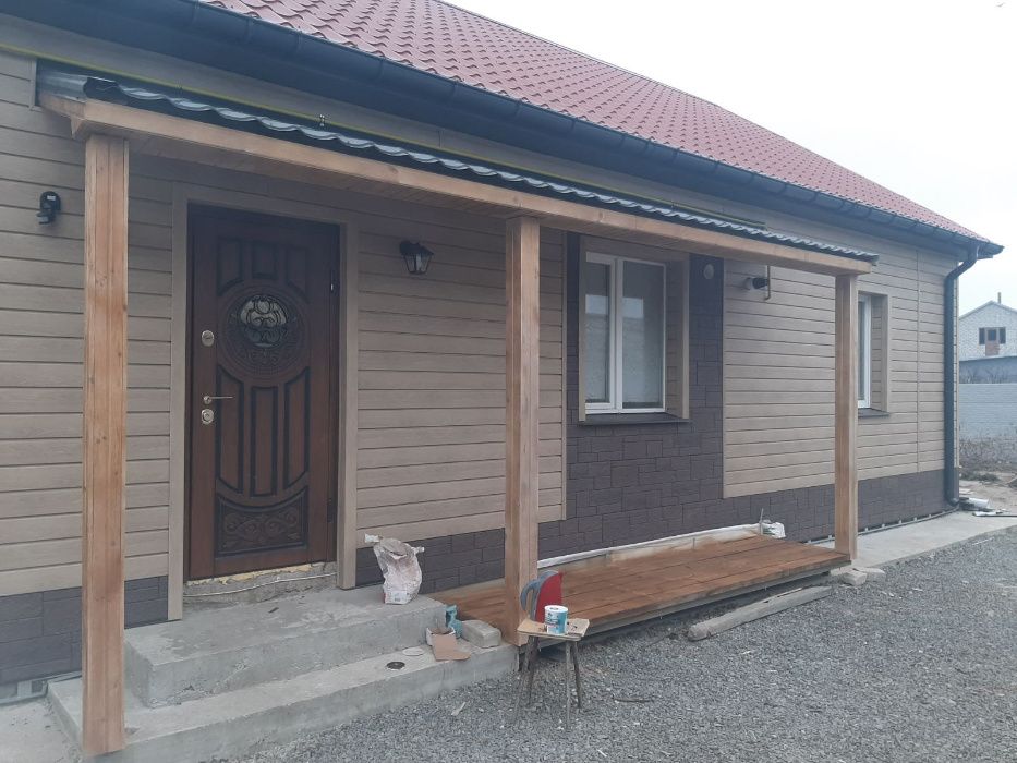 Сайдинг вініловий та металевий. Продаж та монтаж. Зашивка фасадів