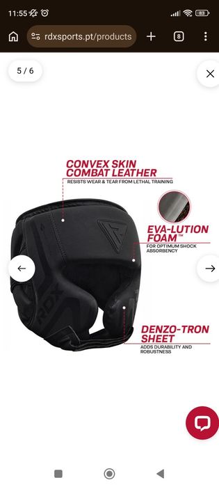 Capacete boxe RDX como novo