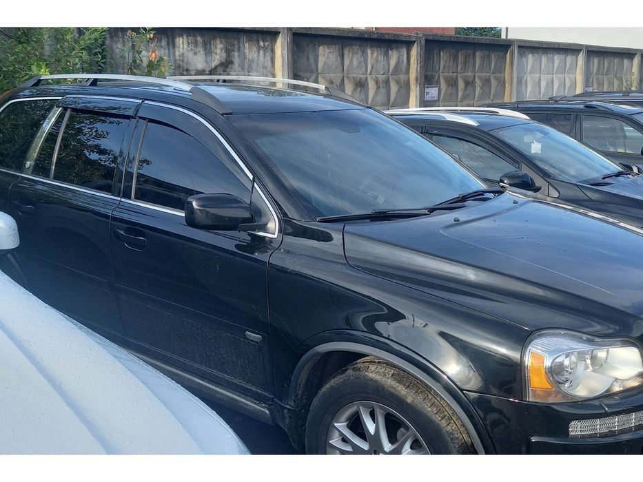Volvo XC90 2002-2014 рр. Вітровики з хромом Niken Luxury (4 шт)
