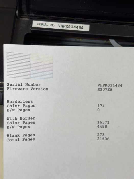 Фотопринтер EPSON L312 с заводской СНПЧ