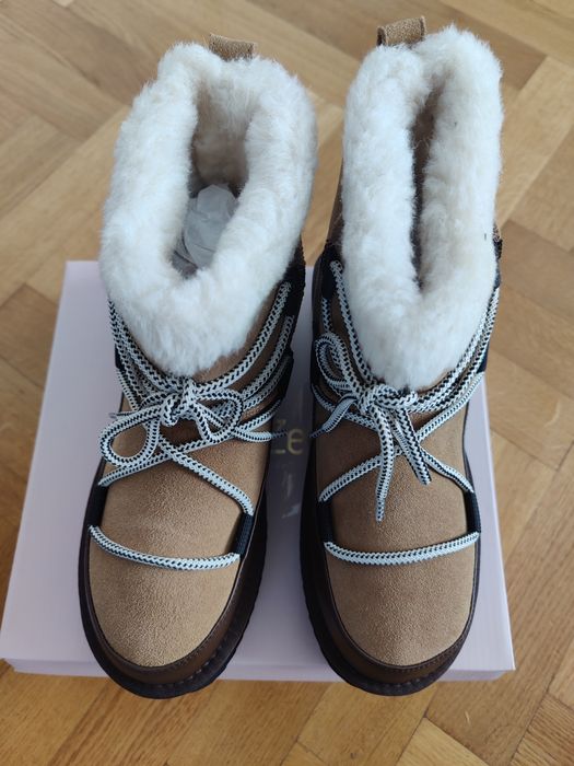 Buty śniegowce jak EMU UGG NOWE skóra