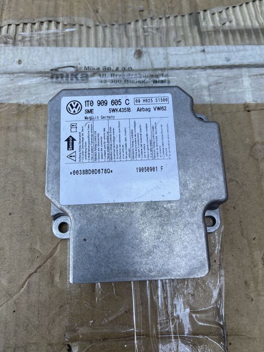 Блок управления Airbag Volkswagen Touran 2003-2010 фольксваген тауран