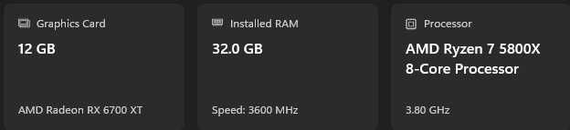 PC gamingowy Ryzen 7 5800X | RX 6700 XT 12GB | 32GB RAM | 1TB NVMe