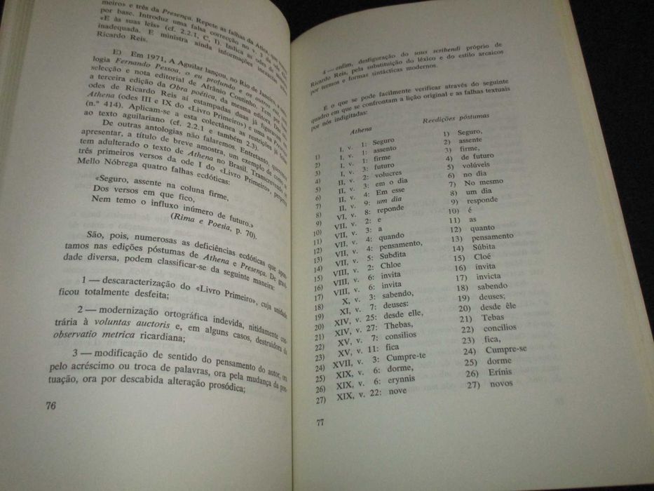 Livro Os Originais As edições o Cânone das Odes Fernando Pessoa