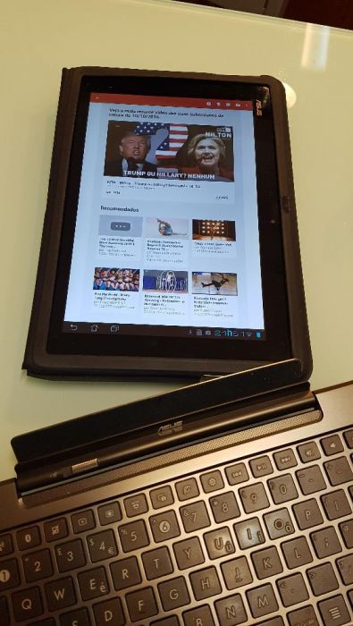 Tablet ASUS Tranformer TF101 16GB + Docking + Capa64343231724034124
