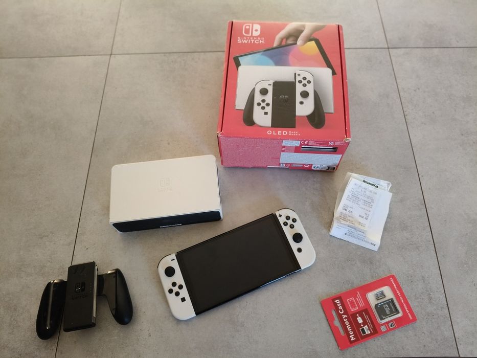 Nintendo switch Oled jak nowa od 18 lipca gwarancja