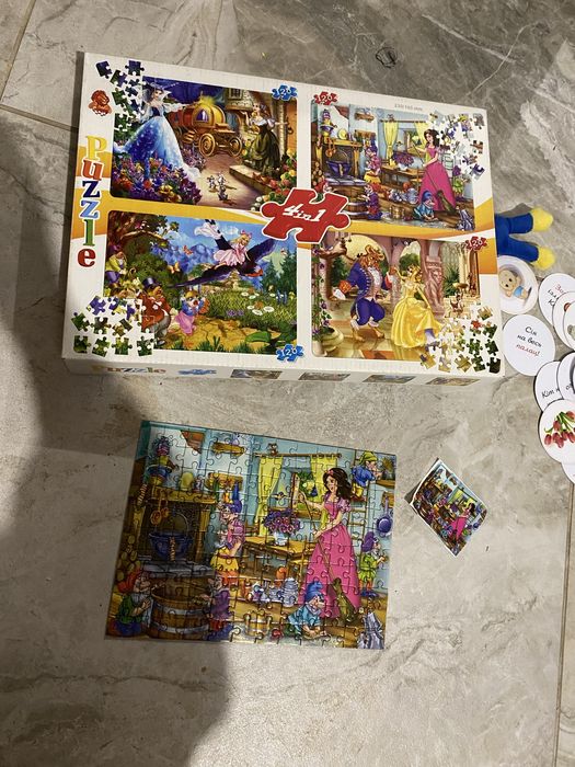 набор пазлов Danko Toys 4 в 1 пазлы