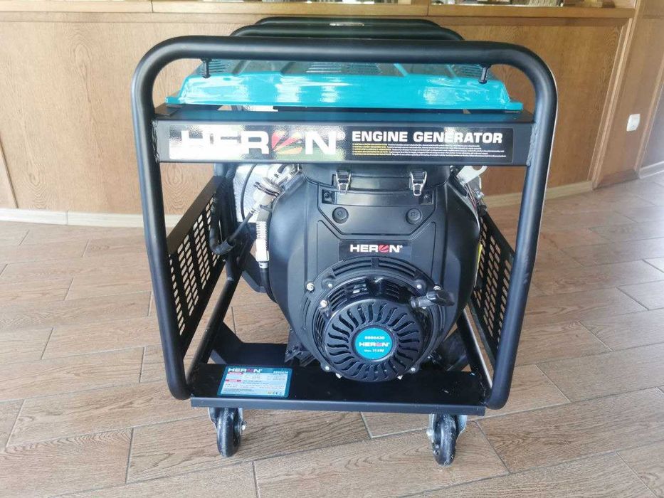 ГЕНЕРАТОР БЕНЗИНОВИЙ  HERON  11 KW /13,5KW (400V), 11 кВт (230) 3 фази
