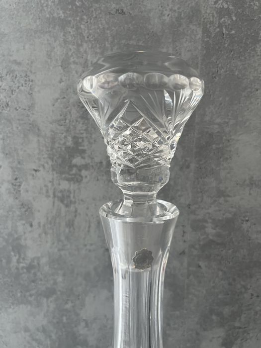 Karafka i kieliszki kryształowe