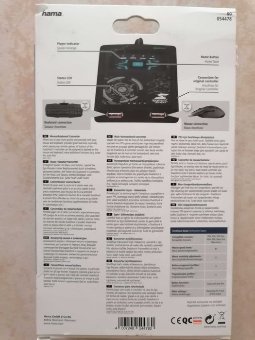 Ultra-Fast Mouse/Keyboard Converter for PlayStation 4 / PS3 / Xbox One64740942069378122