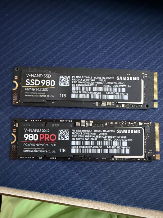 ℹ️SSD ДИСКℹ️Samsung 980 PRO 1TB MZ-V8P1T0BWℹ️Samsung 980 1TB MZ-V8V1T0