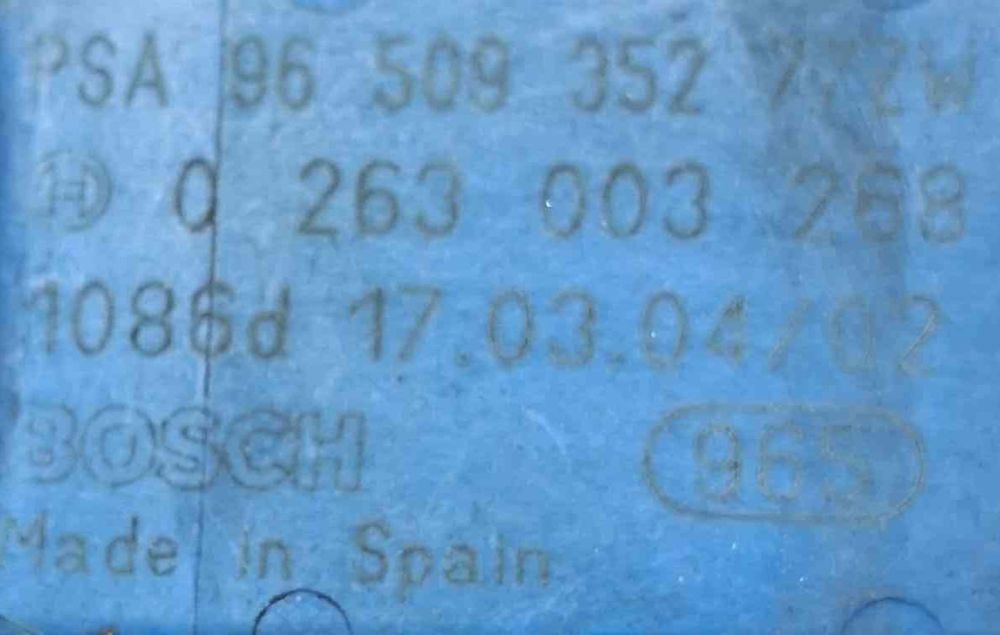 Sensor de Estacionamento Trás 9650935277ZW - PEUGEOT 407