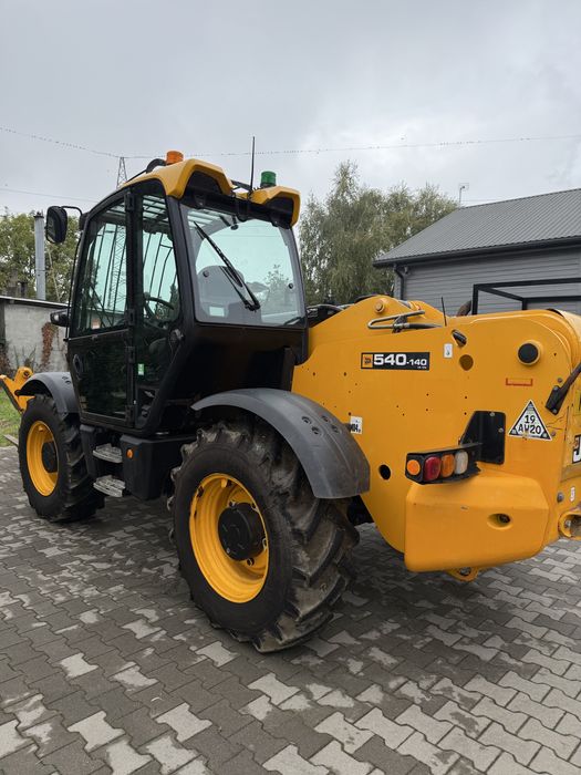JCB 540 140 Hi-viz Klima Widły Hydr. Serwis Ładowarka Oryginał