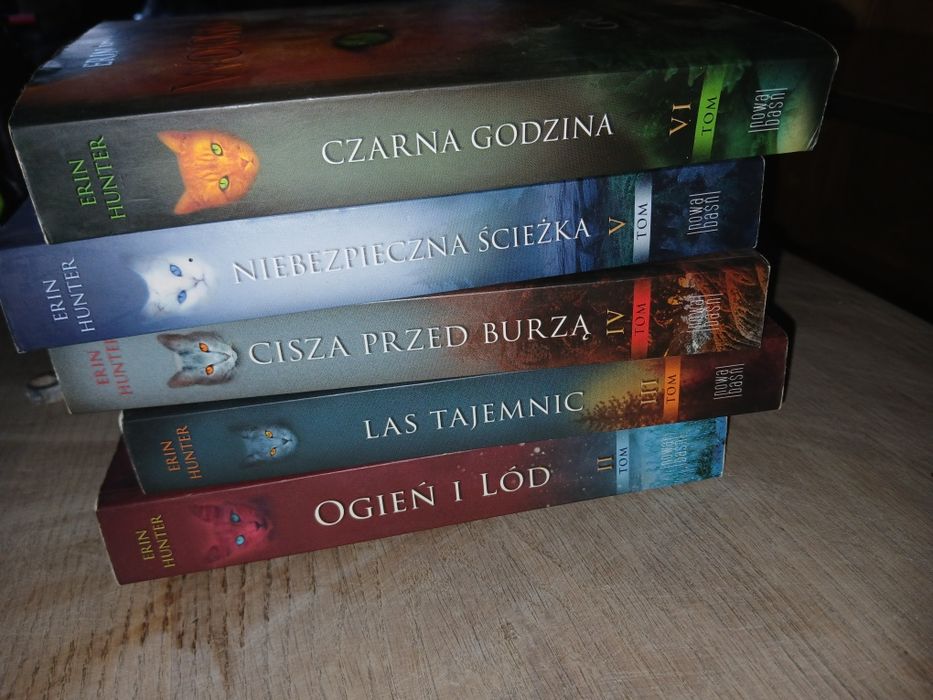 5 książek z seri wojownicy