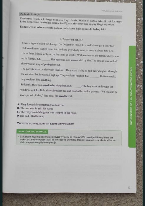 Teraz egzamin ósmoklasisty angielski arkusze repetytorium vademecum