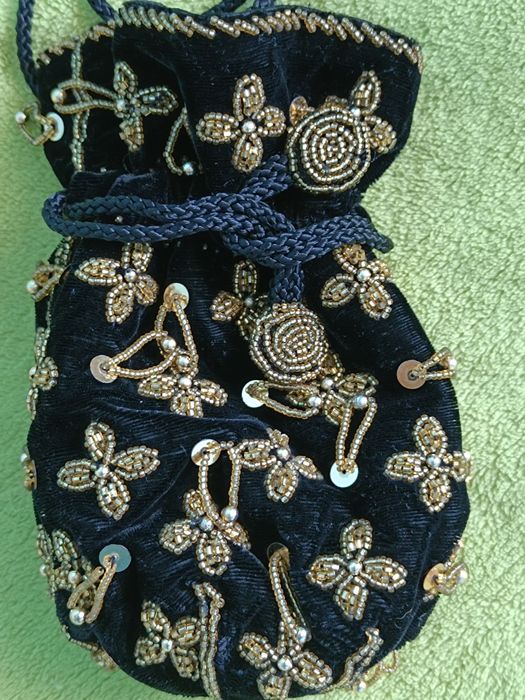 Torebka sakwa ręcznie robiona