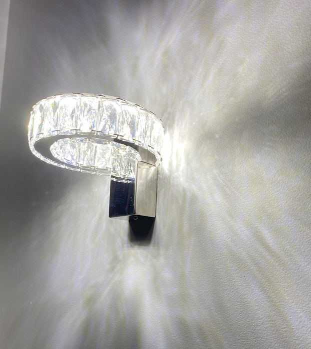 Candeeiro de Aplique de Cristal