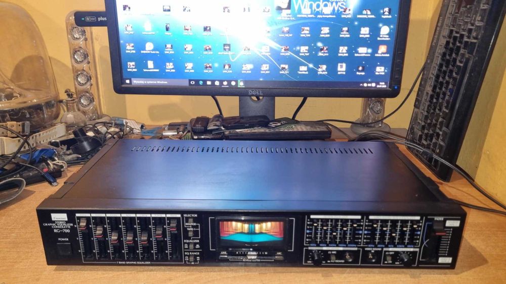 Korektor graficzny Sansui RG-700 Reverb Echo pogłos Made in Japan!!!