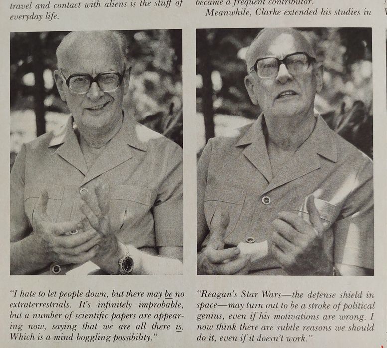 Arthur C. Clarke - 2 Entrevistas (1978 e 1986)