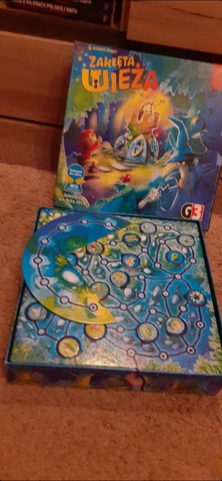 Gra Zaklęta Wieża UNIKAT KOMPLETNA dla dzieci piękna gra