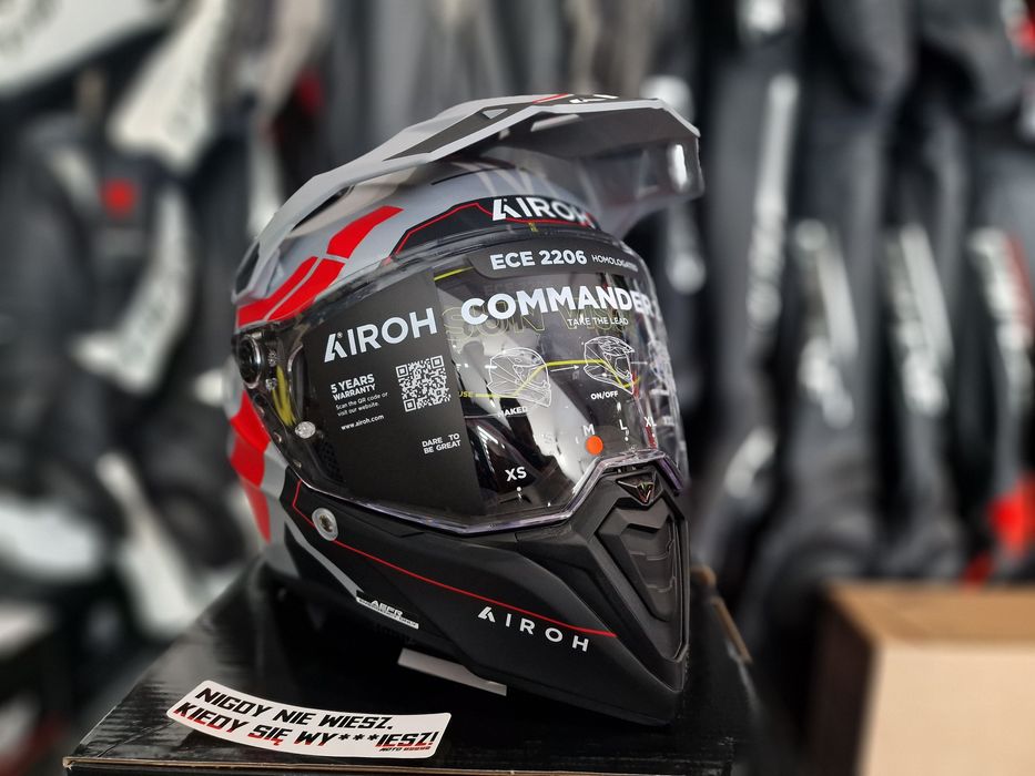 Kask AIROH COMMANDER 2 REVEAL !Pytaj o dostępność rozmiaru/koloru!
