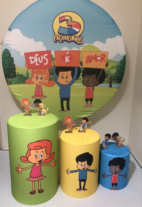 PAINEL DE FESTA REDONDO 1,50m