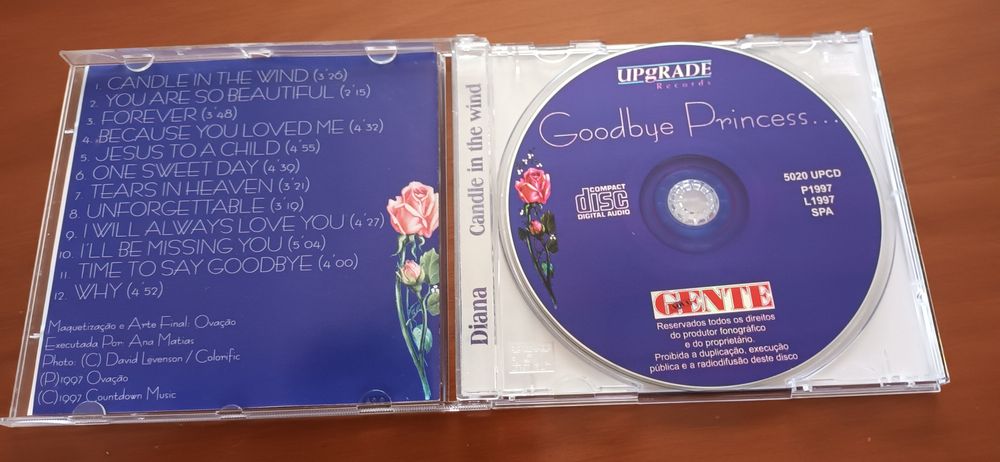 Cd - Goodbye Princess 
Contém uma