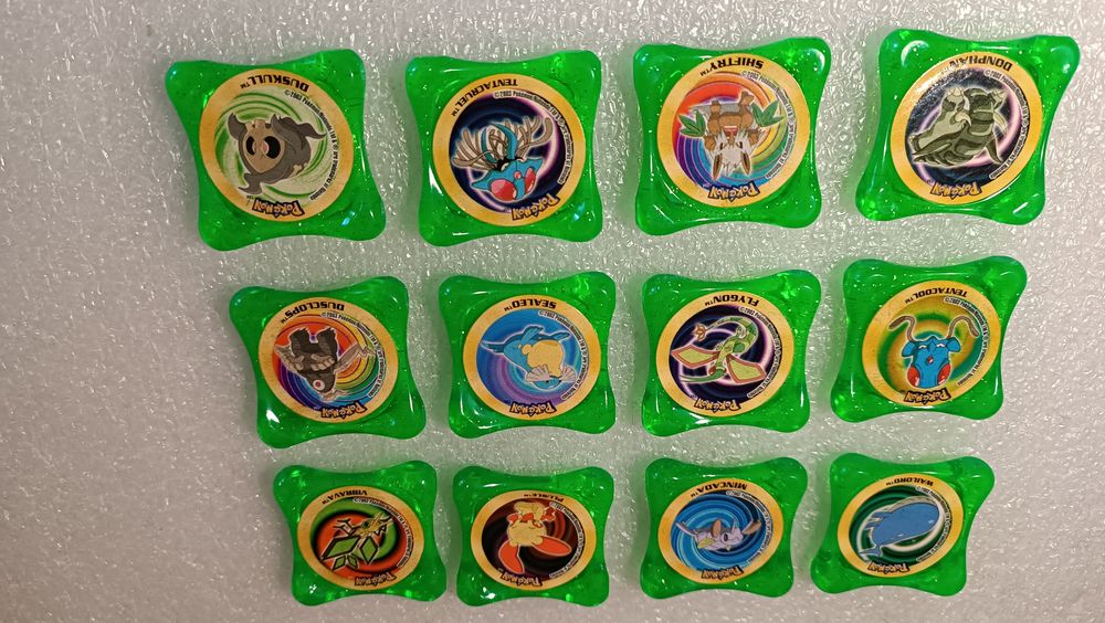 12 Waps Pokémon de 2003 com Pikachu incluído