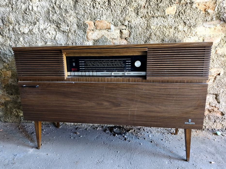 Radiola radio z gramofonem vintage GRUNDIG