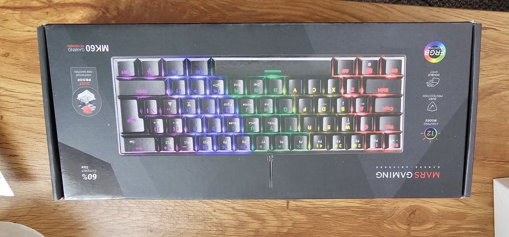 Klawiatura Gamingowa MARSGAMING MK 60 RGB