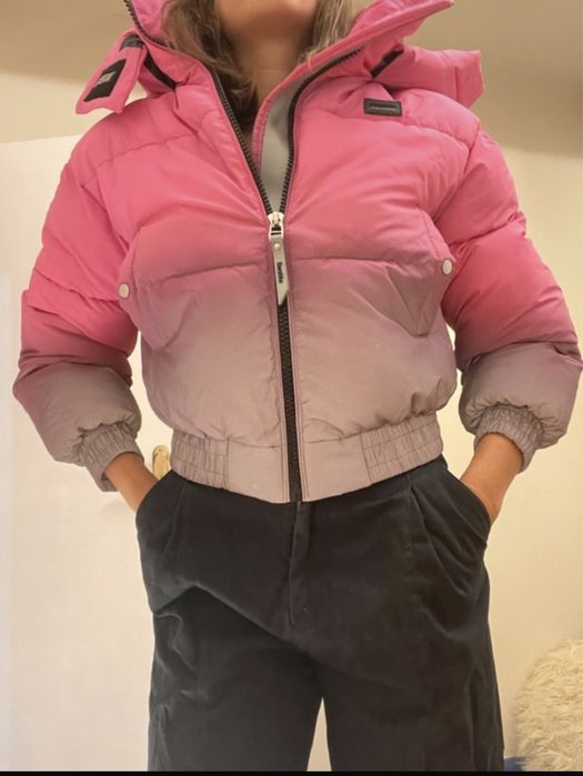 Casaco térmico/Impermeável da BERSHKA, sem defeitos TM: S