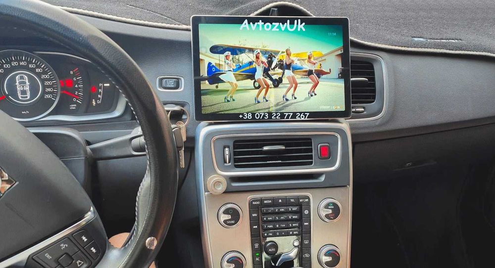 Магнітола S60 V60 Volvo XC70 вольво с60 в60 хс70 CarPlay Android 15
