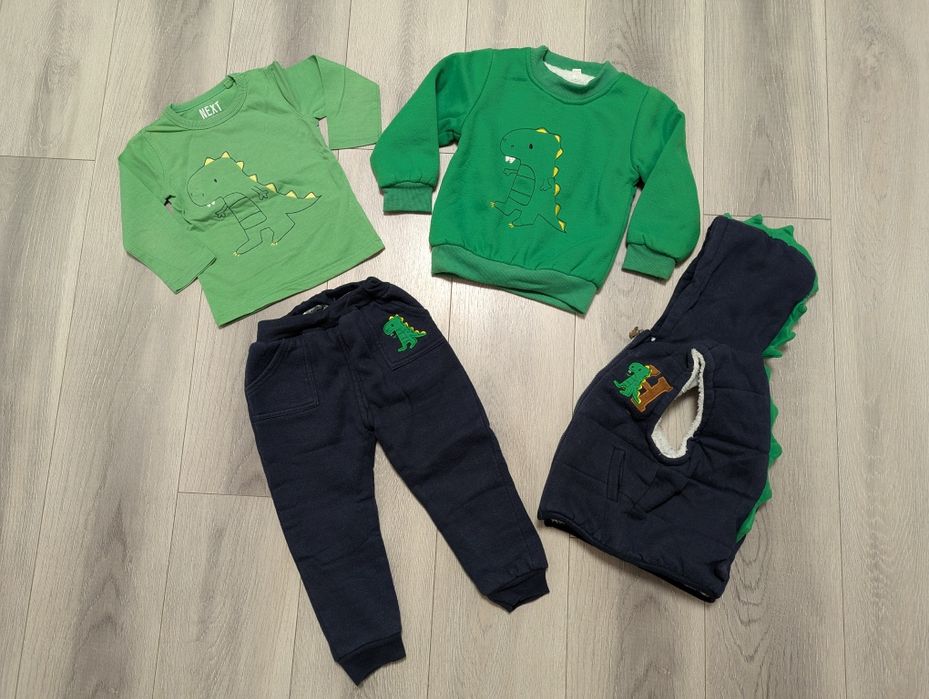 Комплект теплый (кофта, штаны, жилетка) next 12-18-24 м (1,5-2 года)