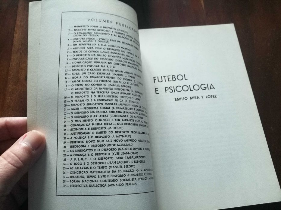 Futebol e Psicologia - Pedro Emilio Mira Y Lopes