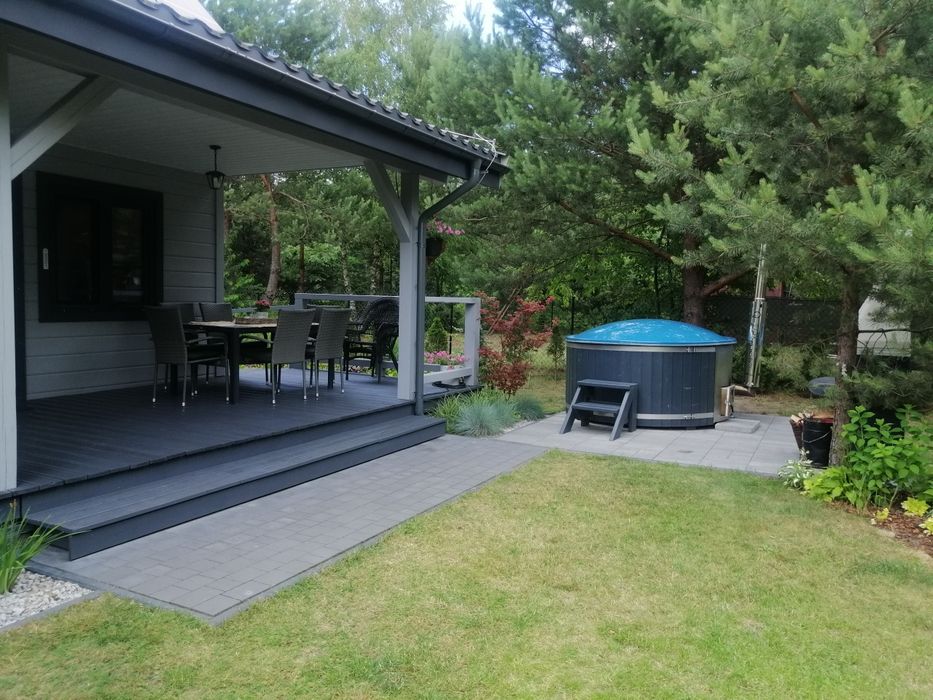Domek  w Krasnobrodzie z balią/jacuzzi wolne terminy w sierpniu