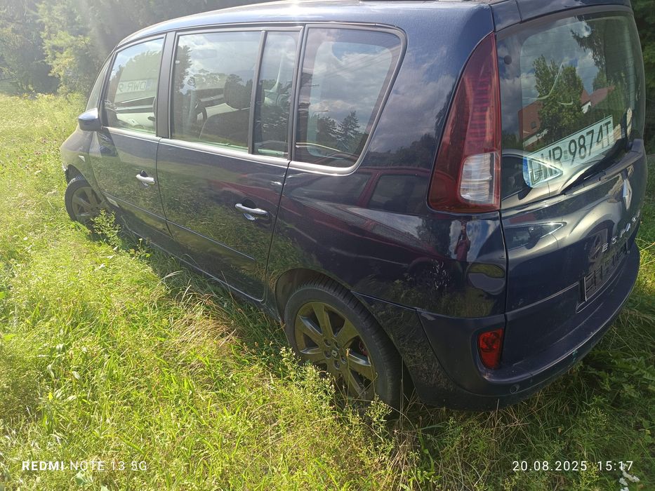 Renault Espace 3.5 lpg uszkodzony