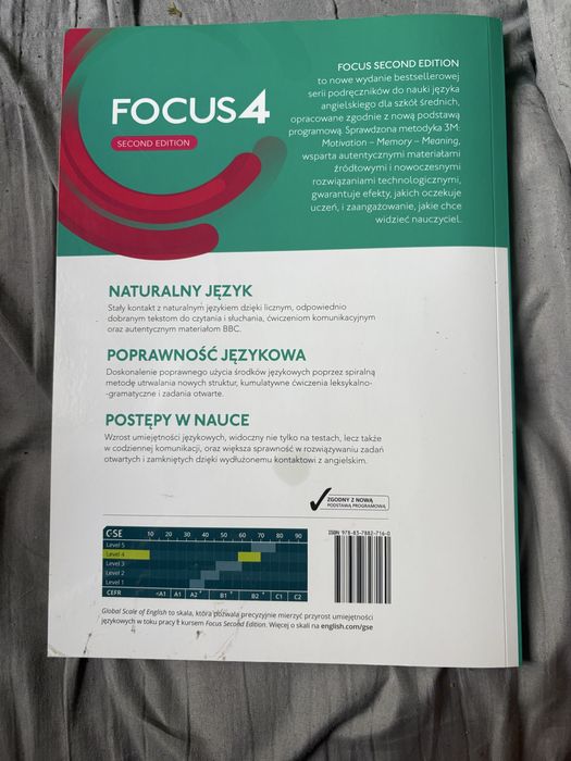 Focus 4 second edition podręcznik+ płyta
