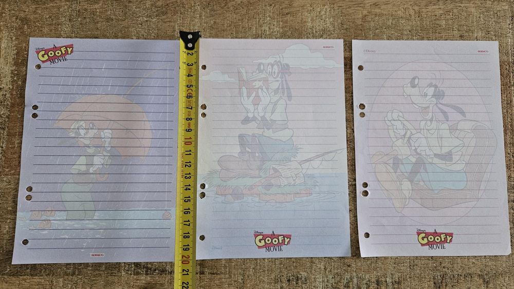 3 x karteczka do segregatora Goofy nomico Disney