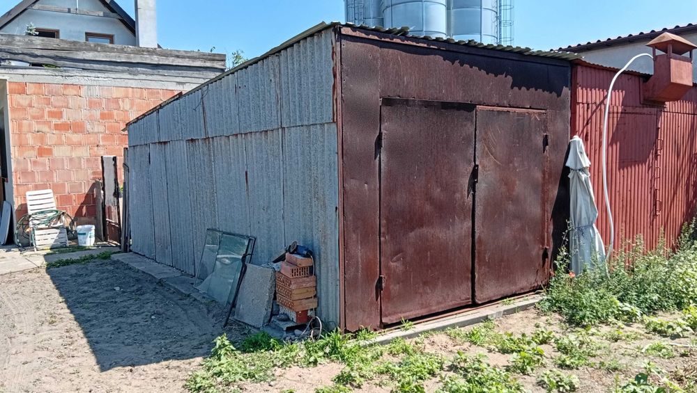 garaż metalowy/blaszany  6mx3m wysokosc 2m