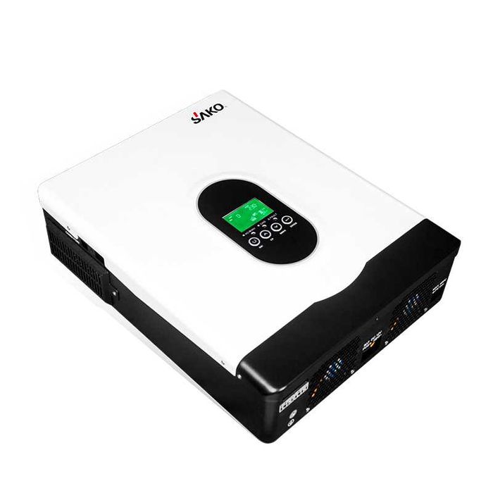 Гибридный инвертор SAKO E-SUN 3KVA/24V 2700Вт + Аккумулятор LiFePO₄ 2560Вт. Ritar 19"