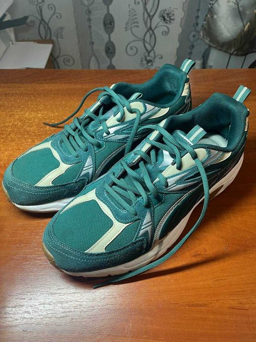 Кросівки чоловічі puma milenio tech suede зелені: 2 500 грн