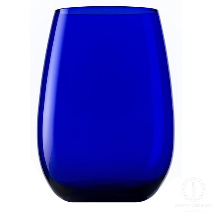Szklanki Elements blue Stolzle Lausitz szafirowe 6szt