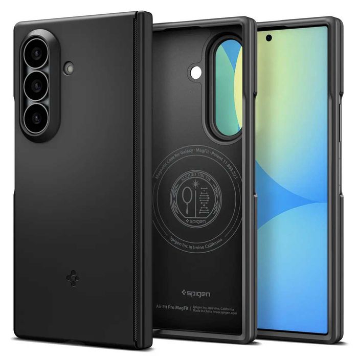Чехол Spigen Air Fit Pro MagFit для Samsung Galaxy Fold 8 Ultra Black