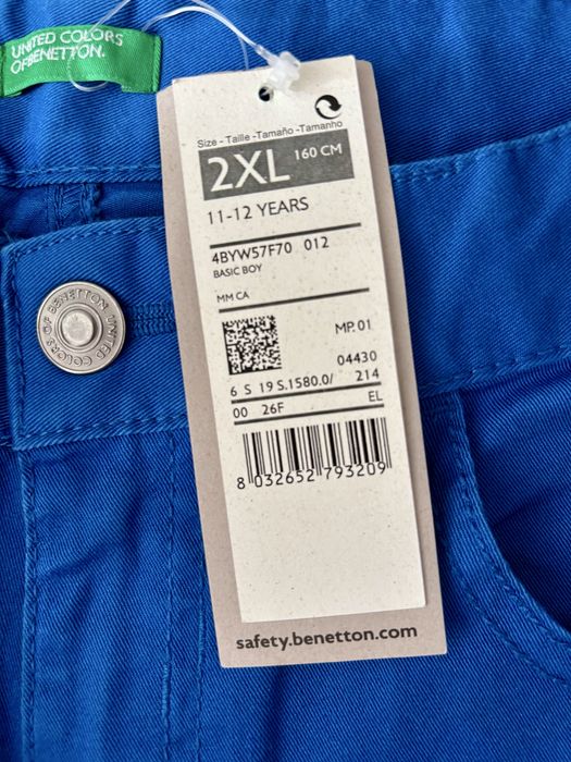 Spodnie dziecięce Benetton 2XL Slim 160 cm