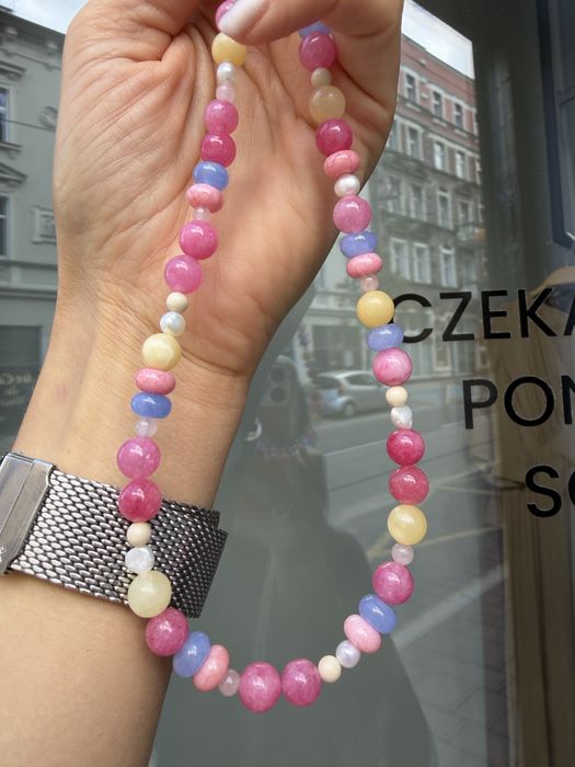 Naszyjnik handmade mulitikolor